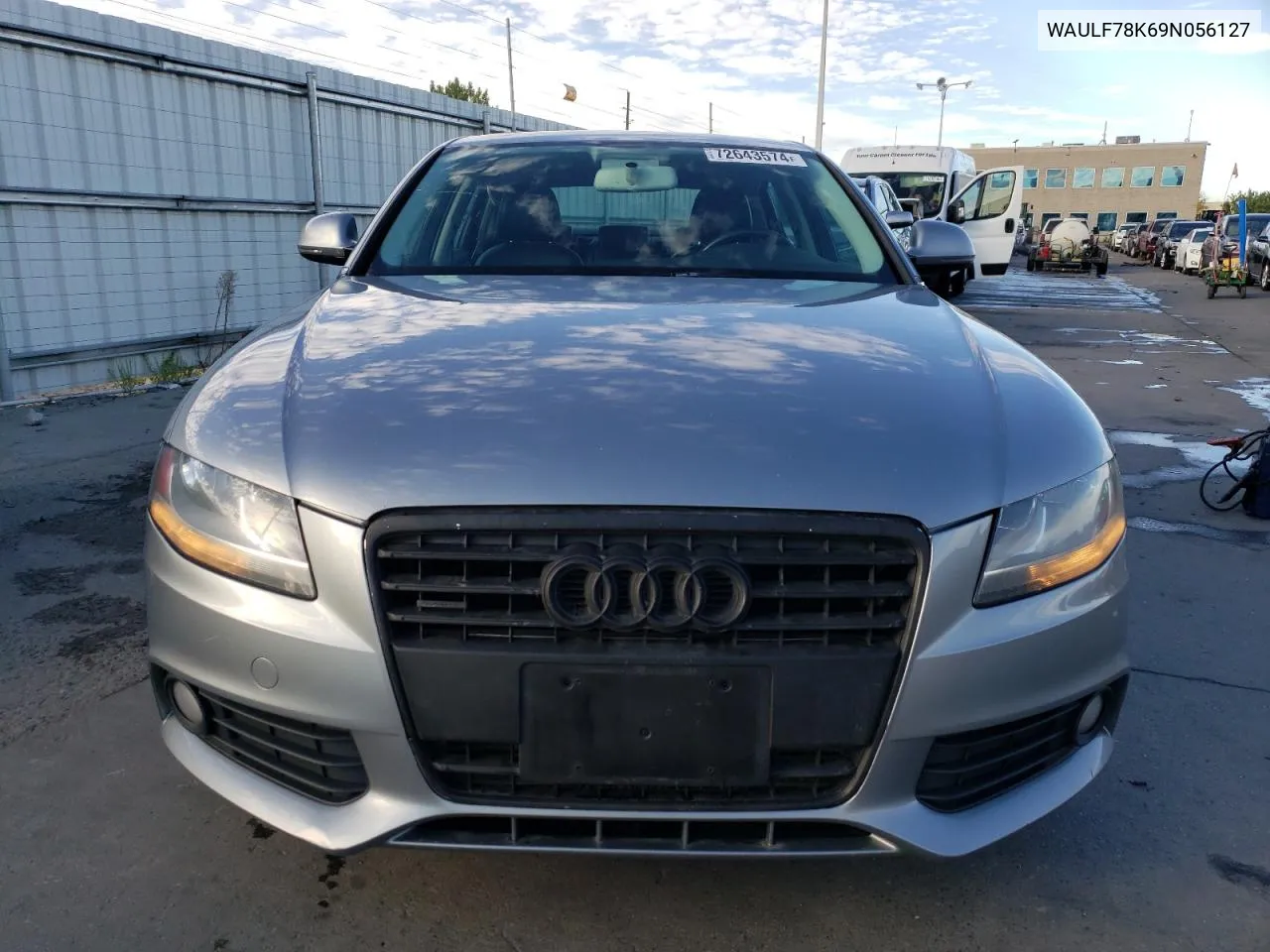 2009 Audi A4 2.0T Quattro VIN: WAULF78K69N056127 Lot: 72643574