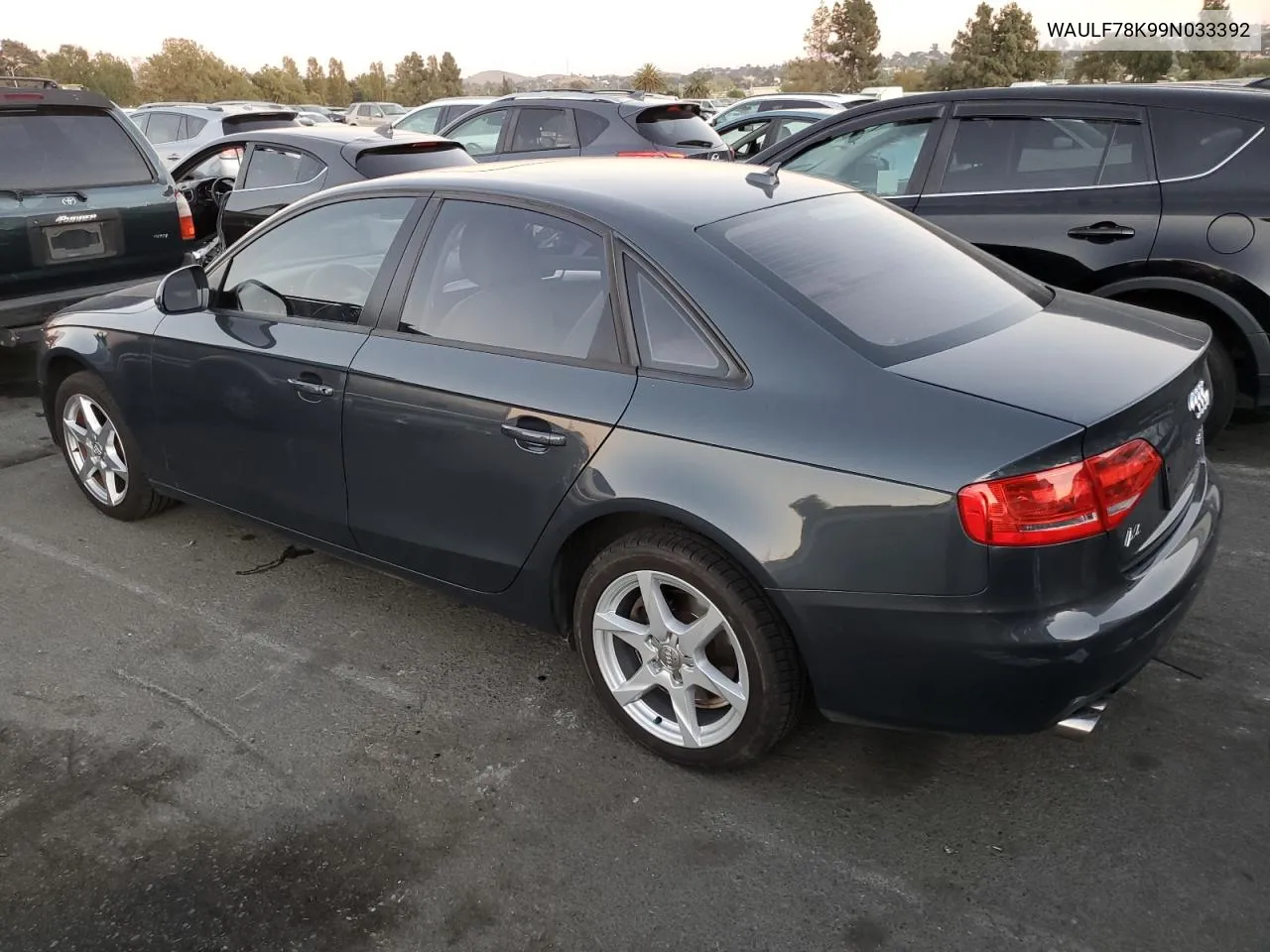 2009 Audi A4 2.0T Quattro VIN: WAULF78K99N033392 Lot: 73685254