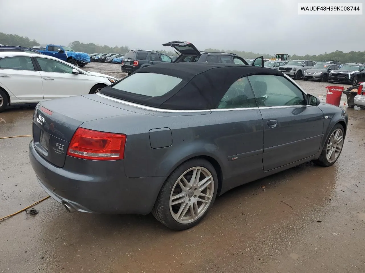 WAUDF48H99K008744 2009 Audi A4 2.0T Cabriolet Quattro