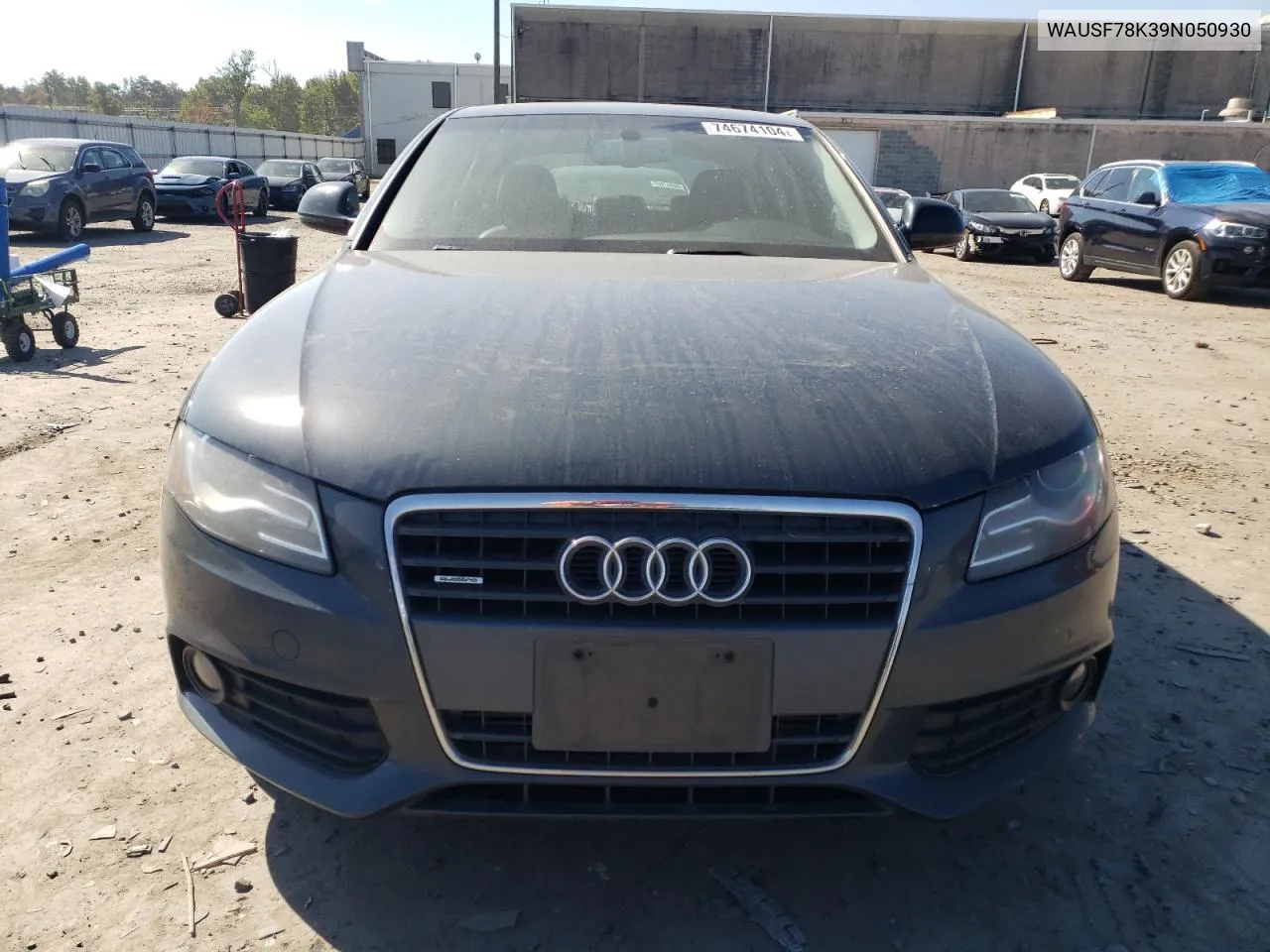 2009 Audi A4 Premium Plus VIN: WAUSF78K39N050930 Lot: 74674104