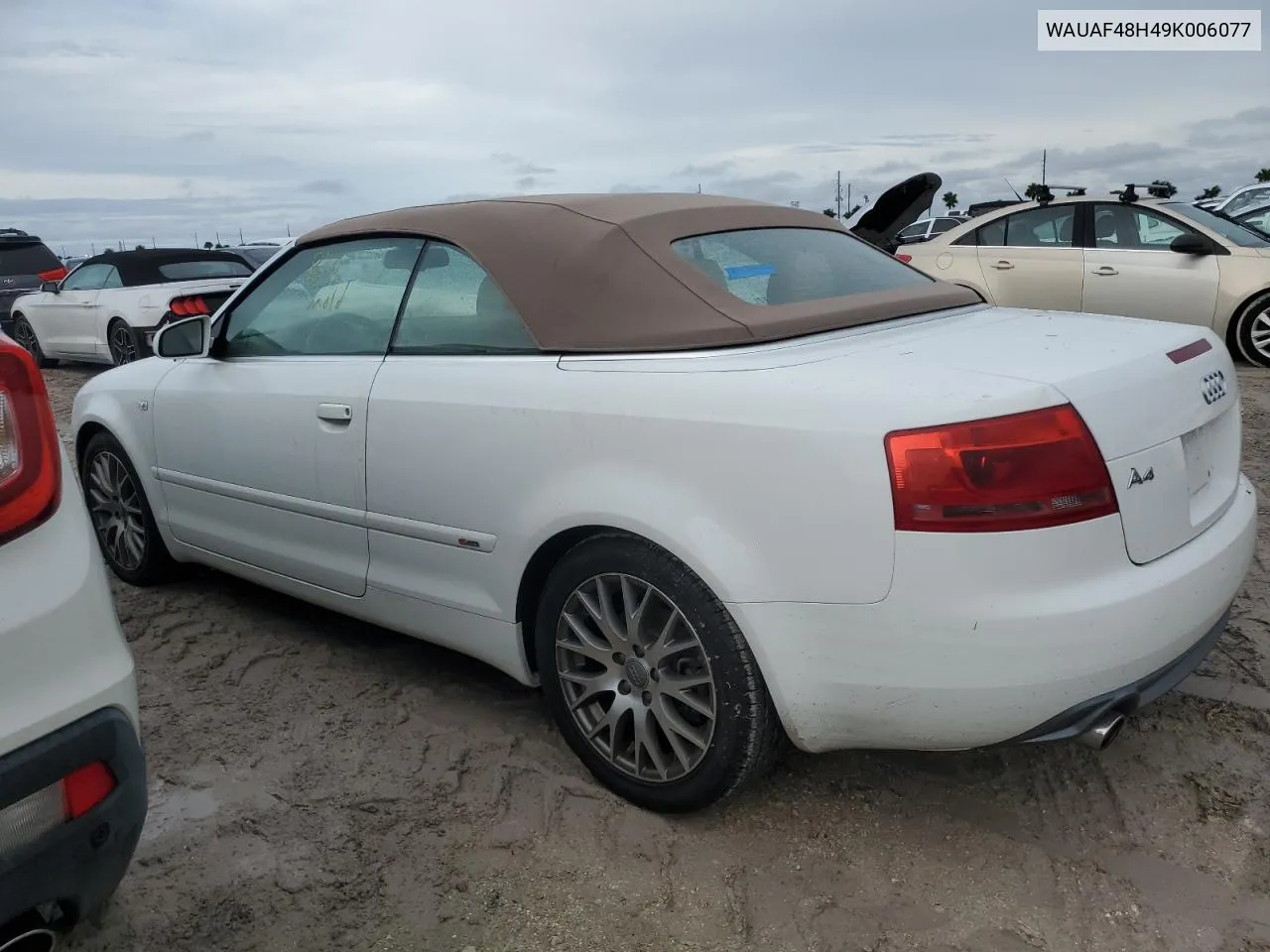 2009 Audi A4 2.0T Cabriolet VIN: WAUAF48H49K006077 Lot: 74775964