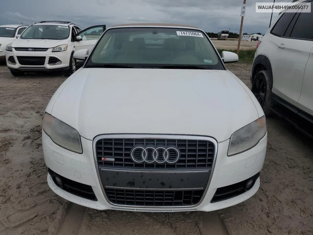 2009 Audi A4 2.0T Cabriolet VIN: WAUAF48H49K006077 Lot: 74775964