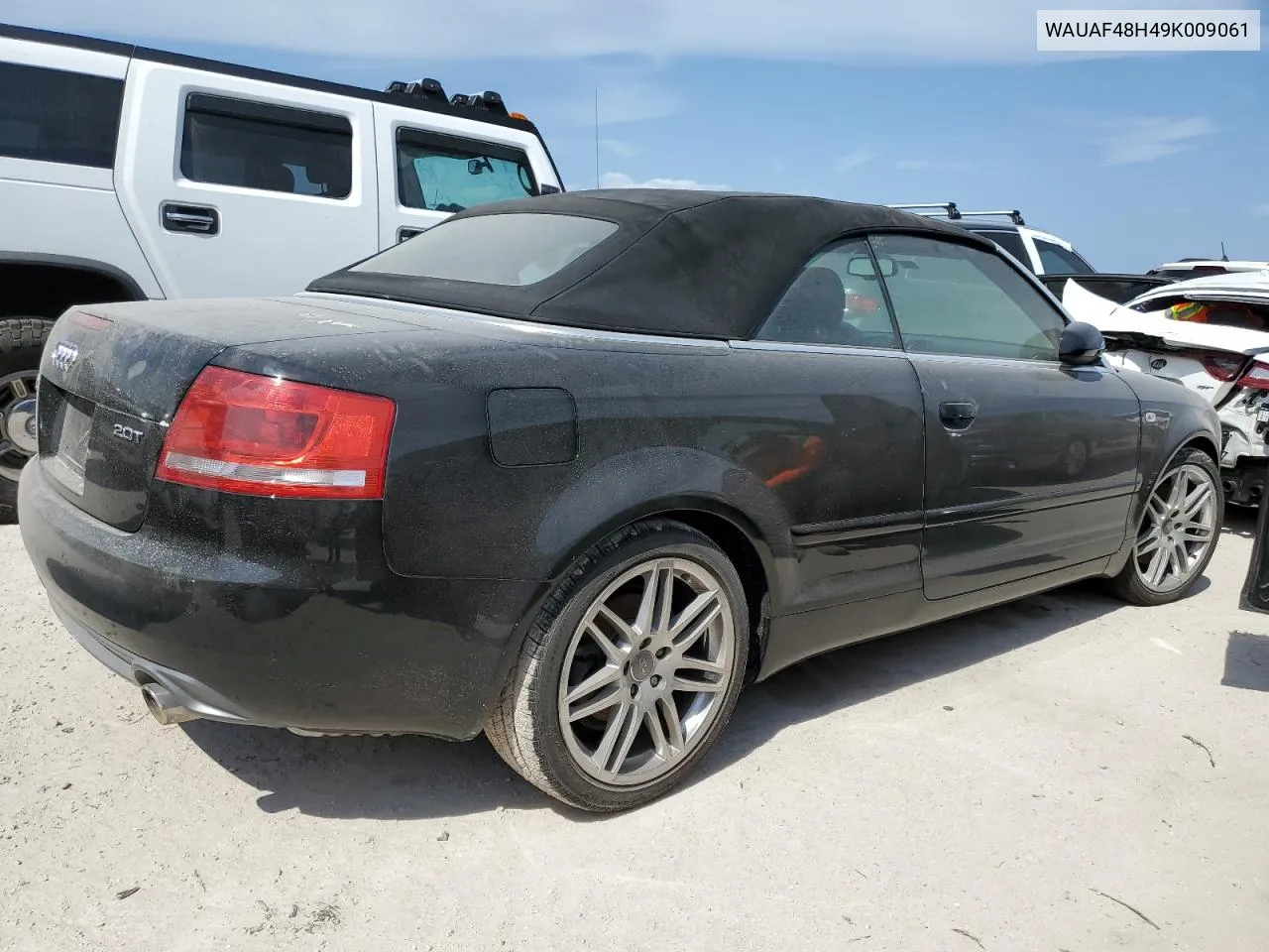 2009 Audi A4 2.0T Cabriolet VIN: WAUAF48H49K009061 Lot: 76444334