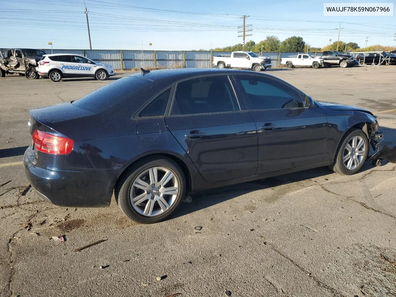 WAUJF78K59N067966 2009 Audi A4 Premium Plus