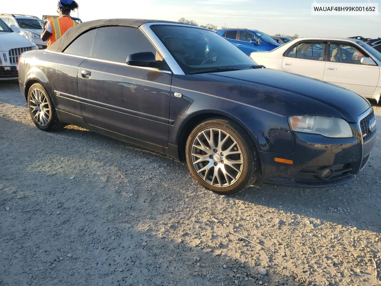 2009 Audi A4 2.0T Cabriolet VIN: WAUAF48H99K001652 Lot: 78065114