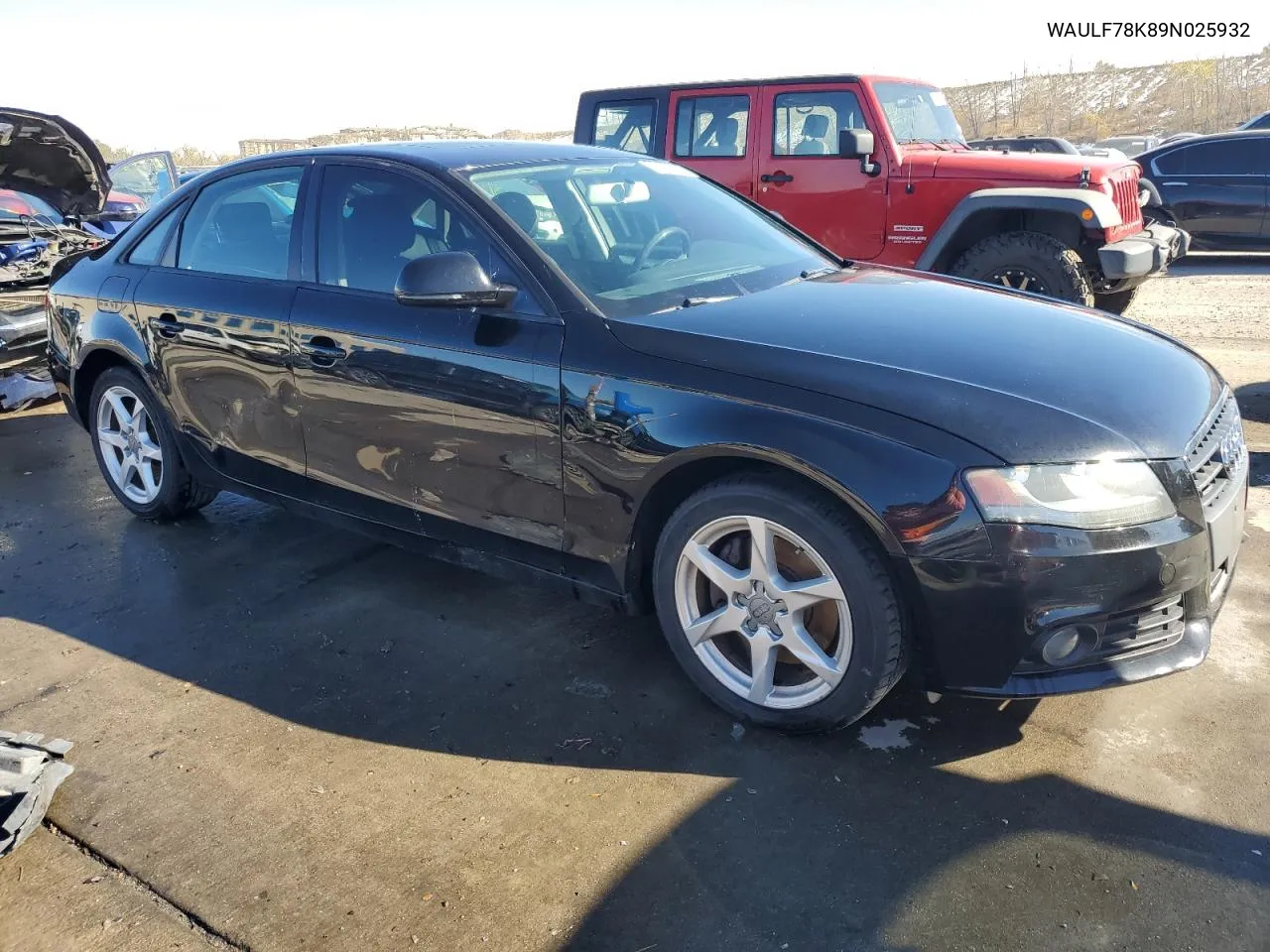 2009 Audi A4 2.0T Quattro VIN: WAULF78K89N025932 Lot: 78409394