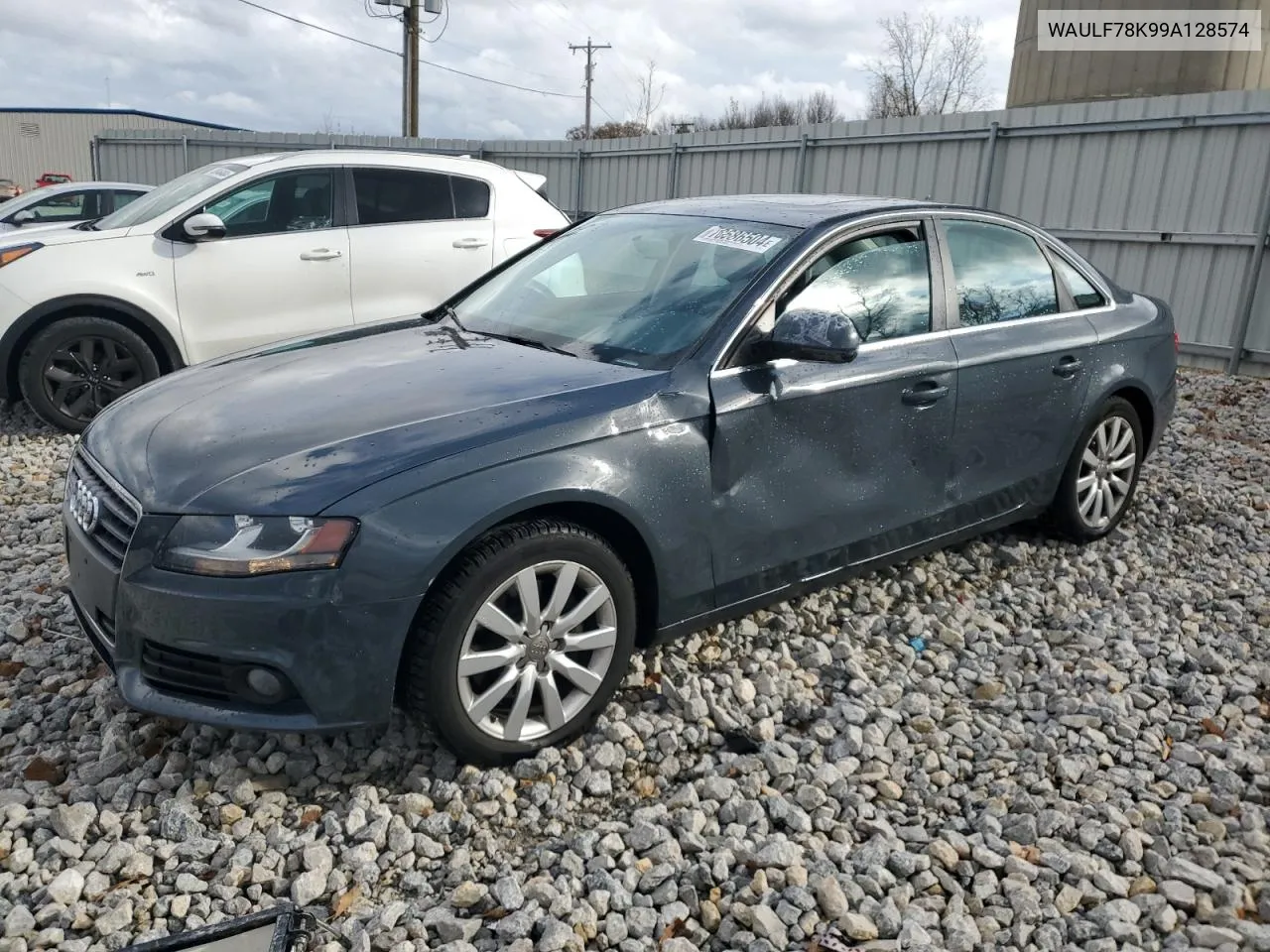 2009 Audi A4 2.0T Quattro VIN: WAULF78K99A128574 Lot: 78686504