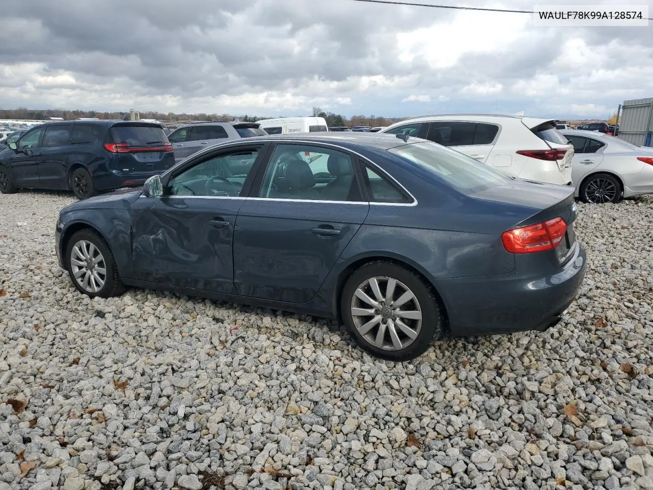 2009 Audi A4 2.0T Quattro VIN: WAULF78K99A128574 Lot: 78686504