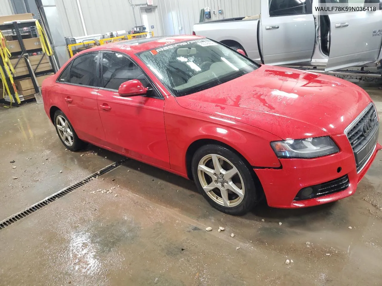 2009 Audi A4 2.0T Quattro VIN: WAULF78K59N036418 Lot: 80046864