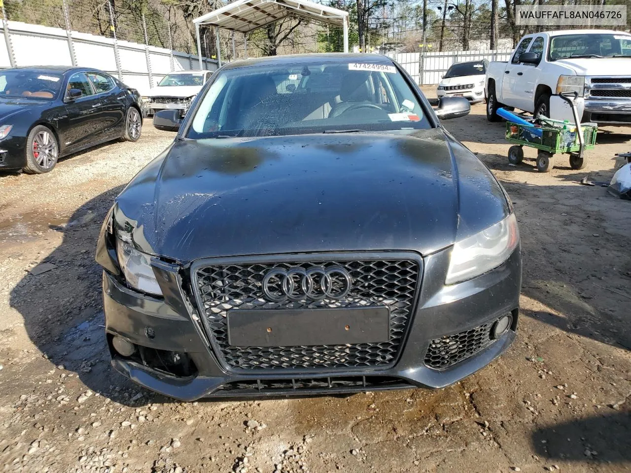 2010 Audi A4 Premium Plus VIN: WAUFFAFL8AN046726 Lot: 47424994