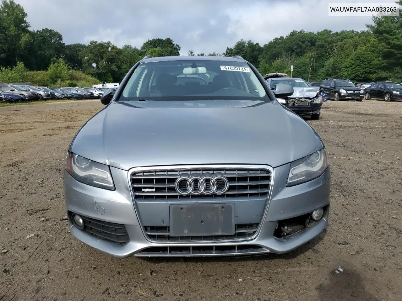 WAUWFAFL7AA033263 2010 Audi A4 Premium Plus