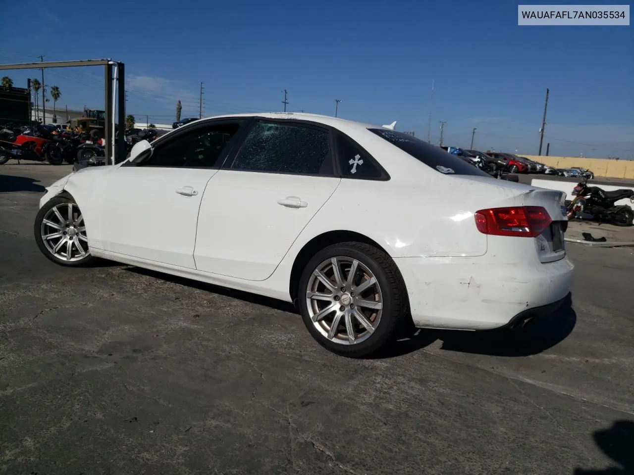 2010 Audi A4 Premium VIN: WAUAFAFL7AN035534 Lot: 67909304