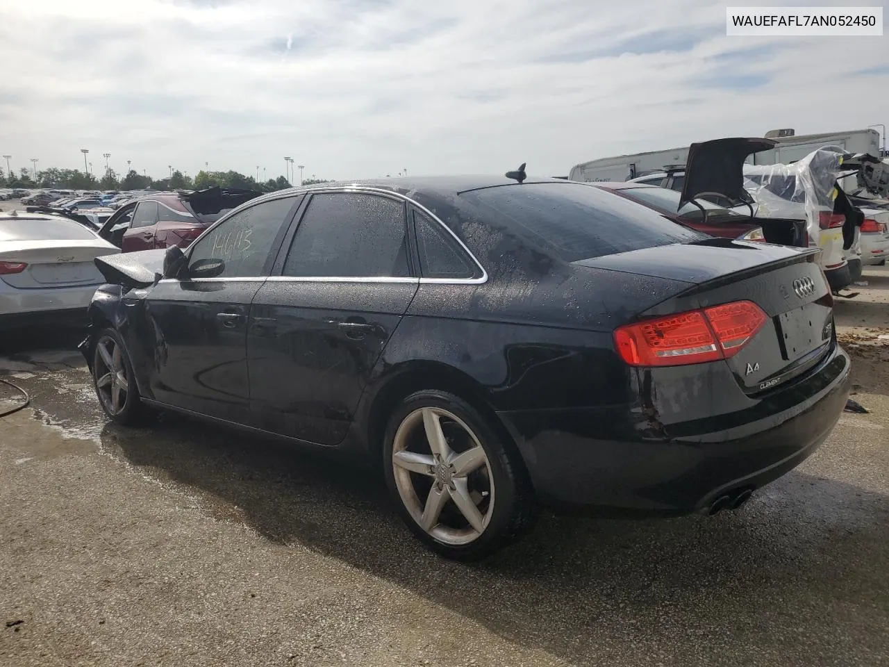 2010 Audi A4 Premium Plus VIN: WAUEFAFL7AN052450 Lot: 68293094