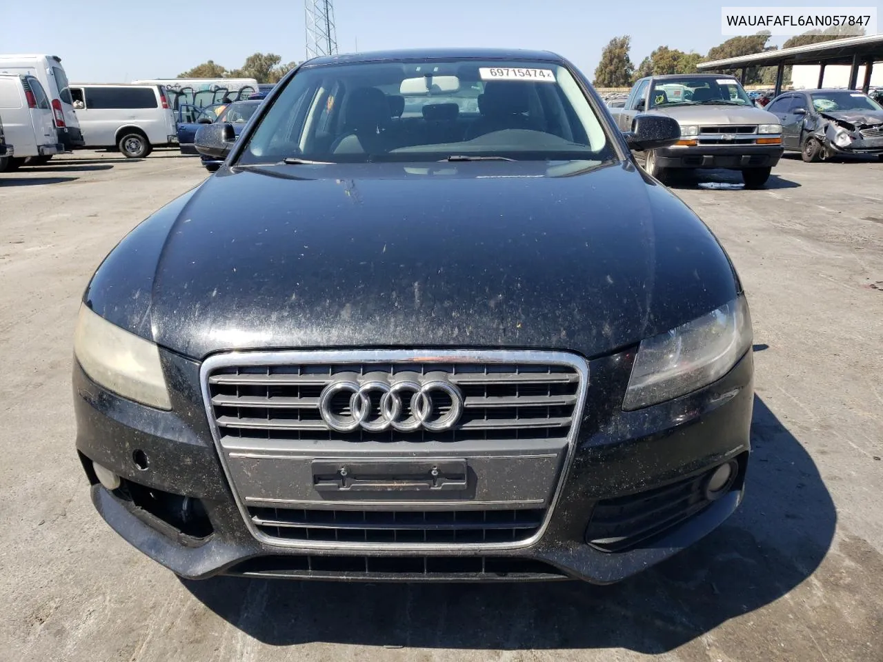 2010 Audi A4 Premium VIN: WAUAFAFL6AN057847 Lot: 69715474