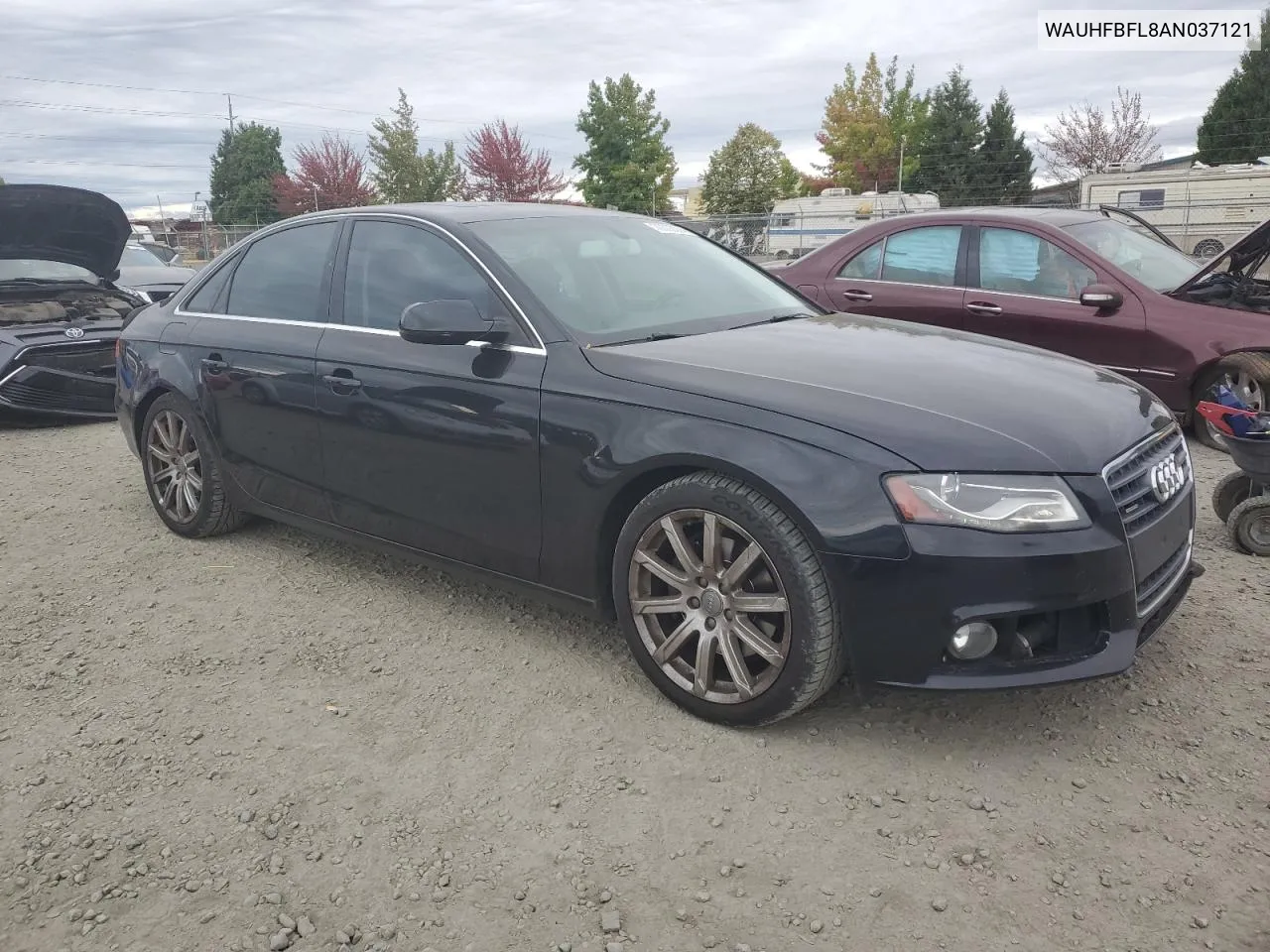 2010 Audi A4 Premium Plus VIN: WAUHFBFL8AN037121 Lot: 70302224