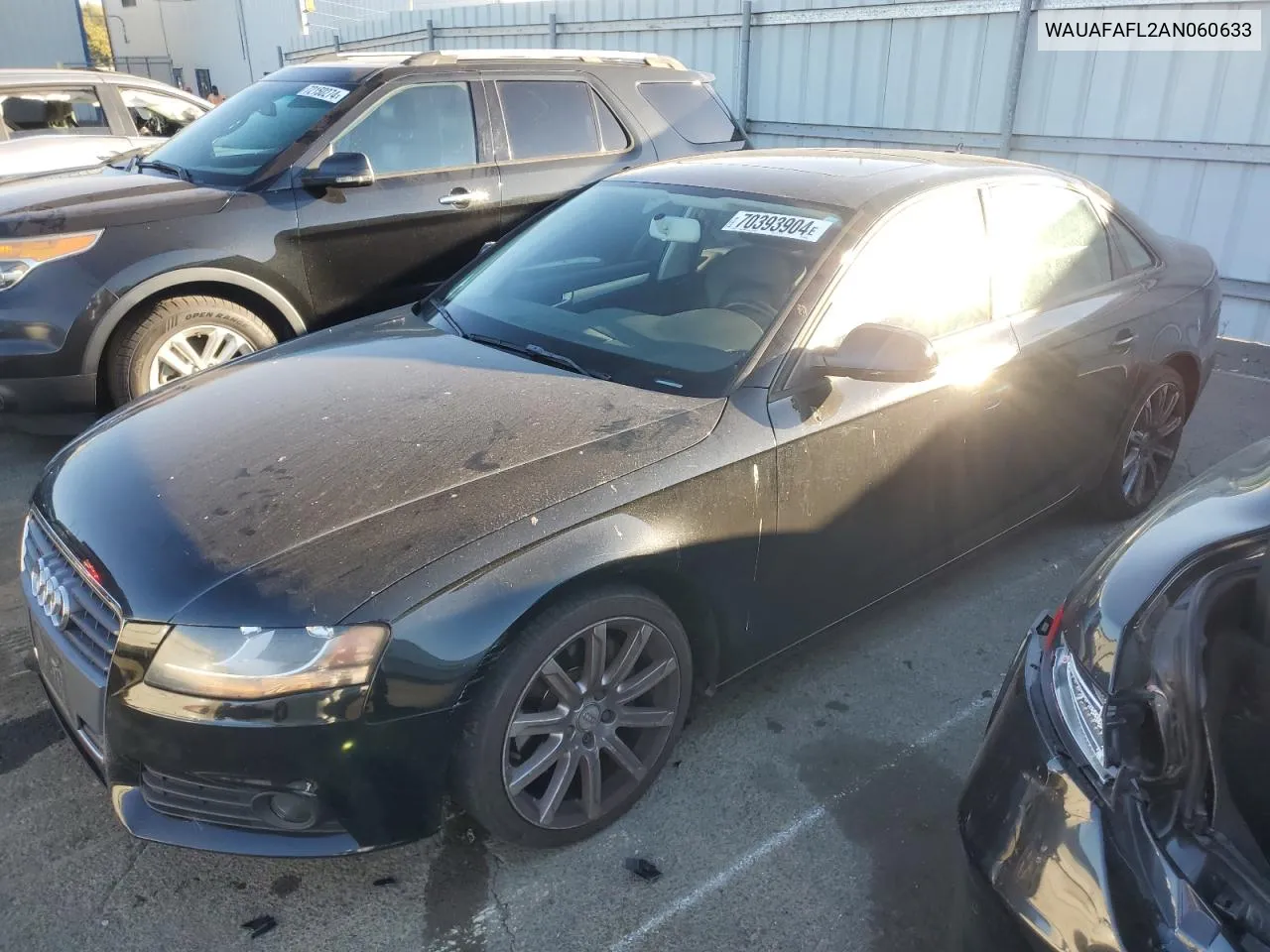 2010 Audi A4 Premium VIN: WAUAFAFL2AN060633 Lot: 70393904