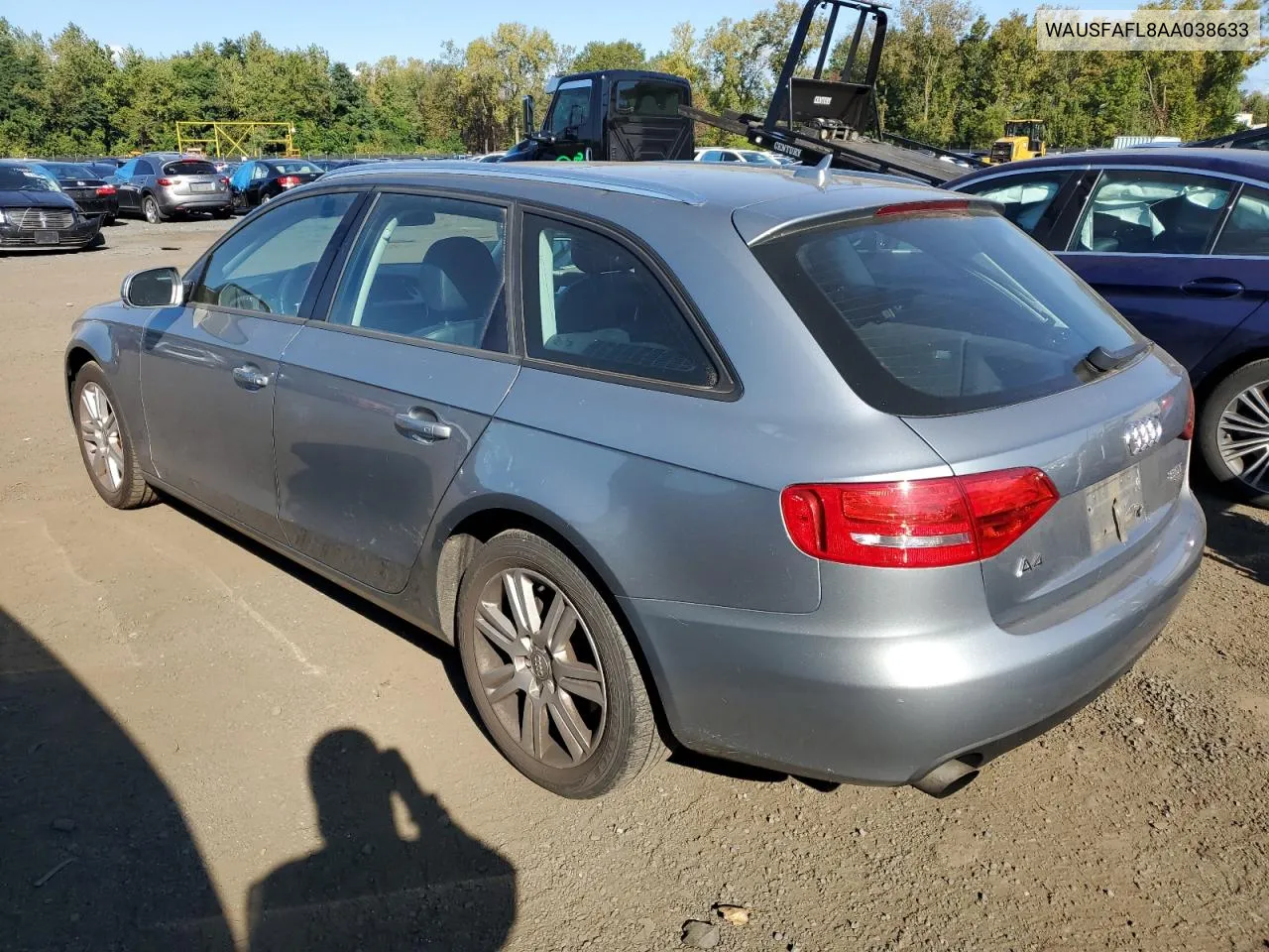 WAUSFAFL8AA038633 2010 Audi A4 Premium