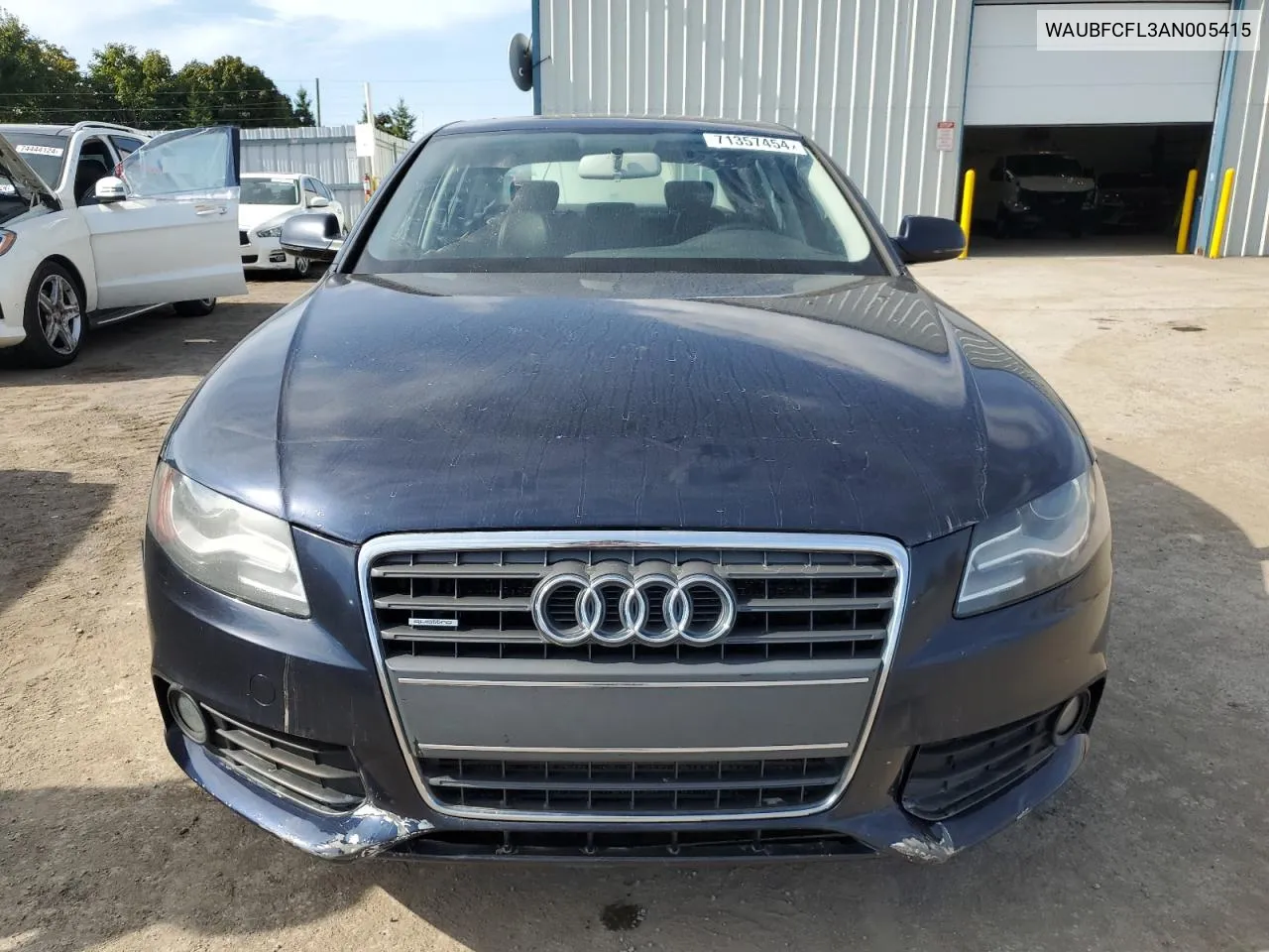 2010 Audi A4 Premium VIN: WAUBFCFL3AN005415 Lot: 71357454