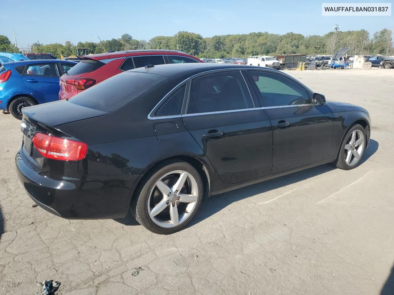 2010 Audi A4 Premium Plus VIN: WAUFFAFL8AN031837 Lot: 71652184