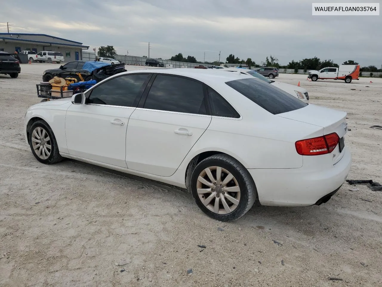 2010 Audi A4 Premium Plus VIN: WAUEFAFL0AN035764 Lot: 72908014