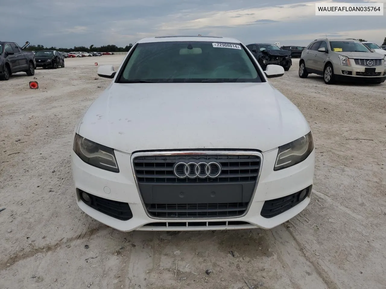 2010 Audi A4 Premium Plus VIN: WAUEFAFL0AN035764 Lot: 72908014