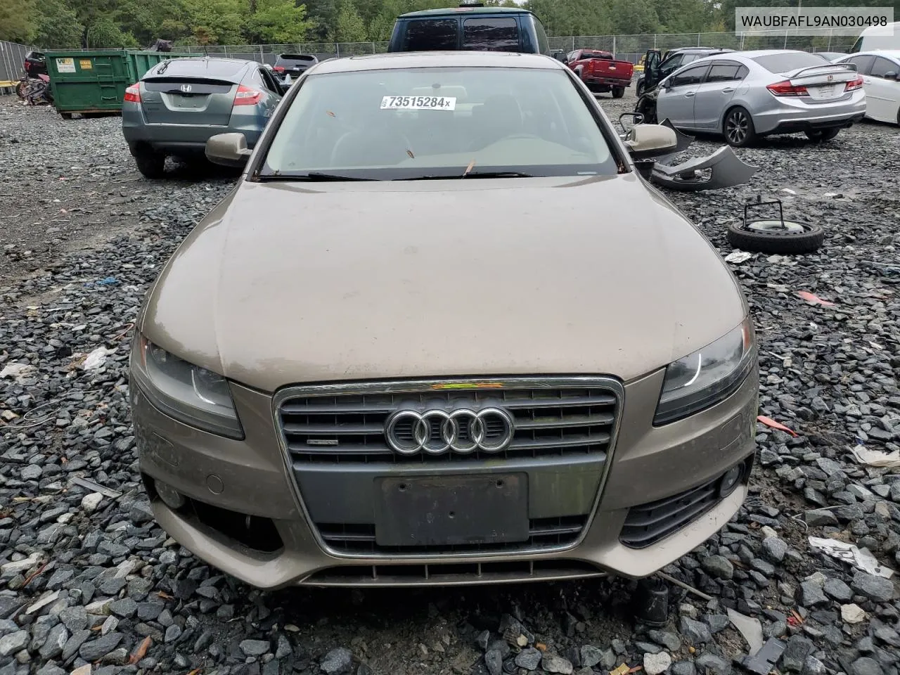 2010 Audi A4 Premium VIN: WAUBFAFL9AN030498 Lot: 73515284