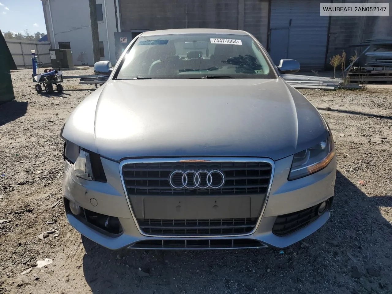 2010 Audi A4 Premium VIN: WAUBFAFL2AN052147 Lot: 74474864