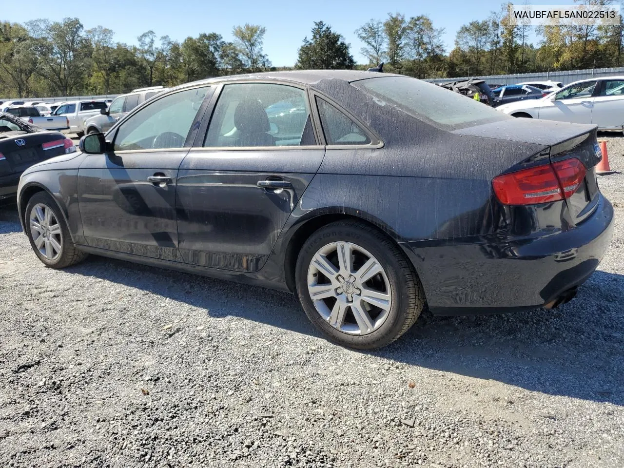 2010 Audi A4 Premium VIN: WAUBFAFL5AN022513 Lot: 75648014