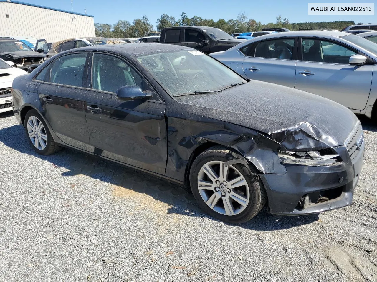 2010 Audi A4 Premium VIN: WAUBFAFL5AN022513 Lot: 75648014