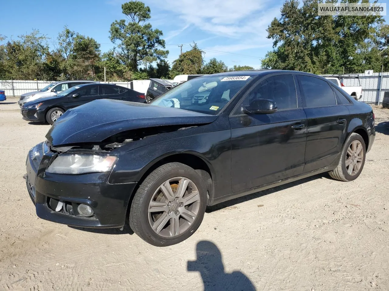 2010 Audi A4 Premium VIN: WAUAFAFL5AN064823 Lot: 75983854