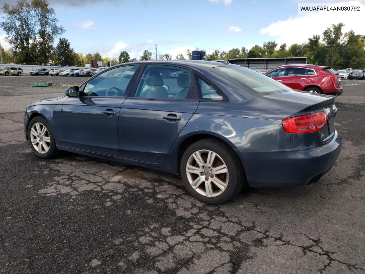 2010 Audi A4 Premium VIN: WAUAFAFL4AN030792 Lot: 76173954