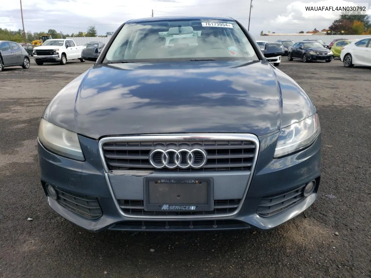 2010 Audi A4 Premium VIN: WAUAFAFL4AN030792 Lot: 76173954