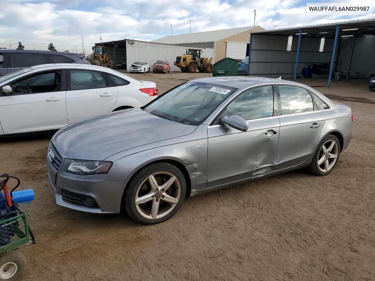 2010 Audi A4 Premium Plus VIN: WAUFFAFL6AN029987 Lot: 77839224