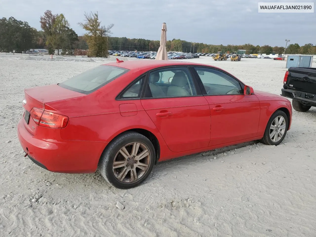 2010 Audi A4 Premium VIN: WAUAFAFL3AN021890 Lot: 78183334