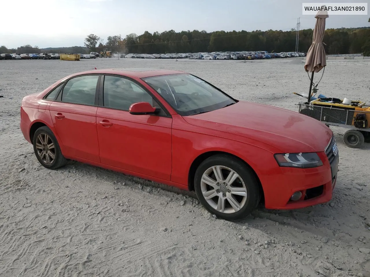 2010 Audi A4 Premium VIN: WAUAFAFL3AN021890 Lot: 78183334