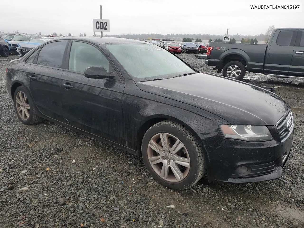 2010 Audi A4 Premium VIN: WAUBFAFL4AN045197 Lot: 78470414