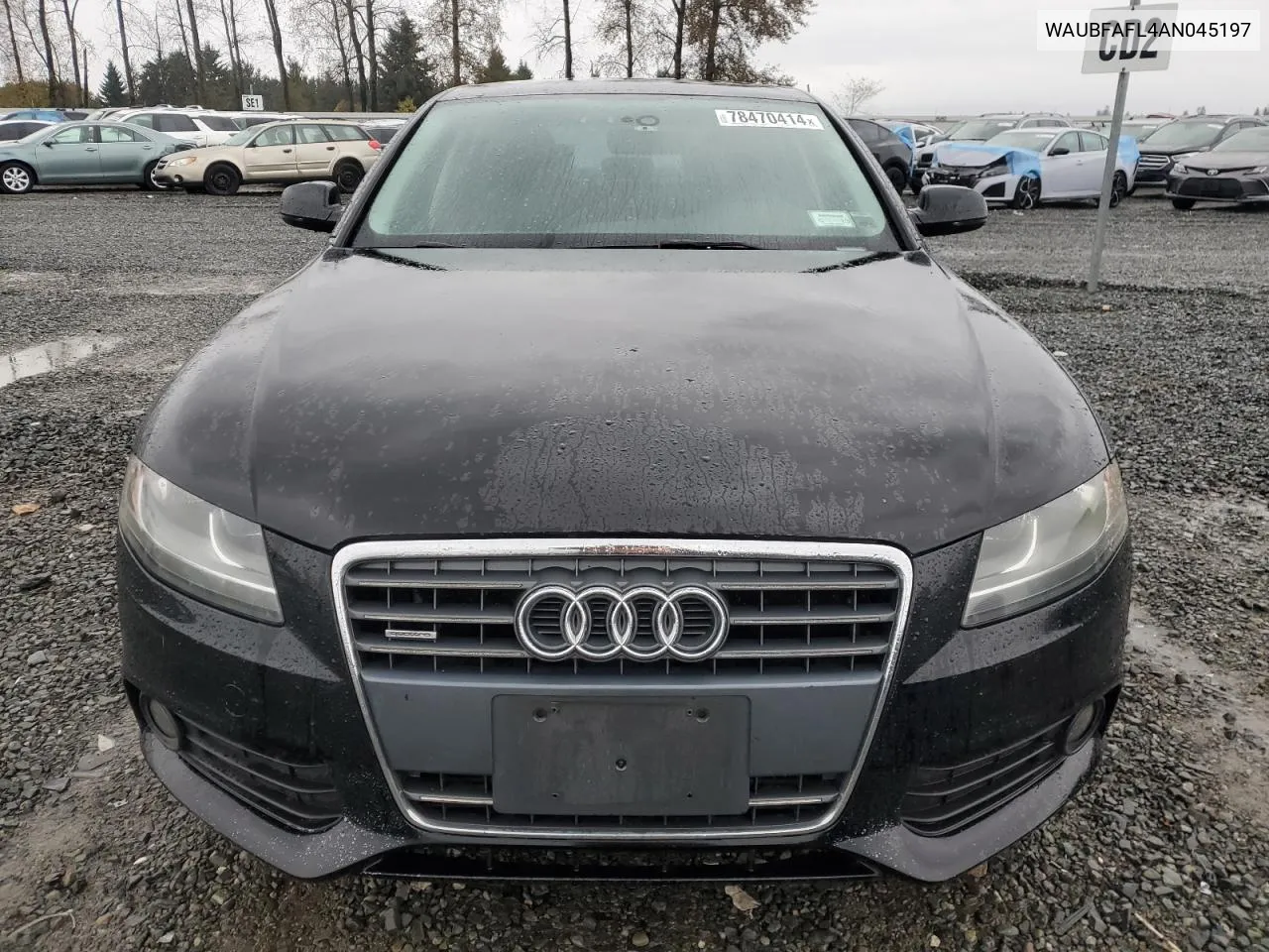 2010 Audi A4 Premium VIN: WAUBFAFL4AN045197 Lot: 78470414