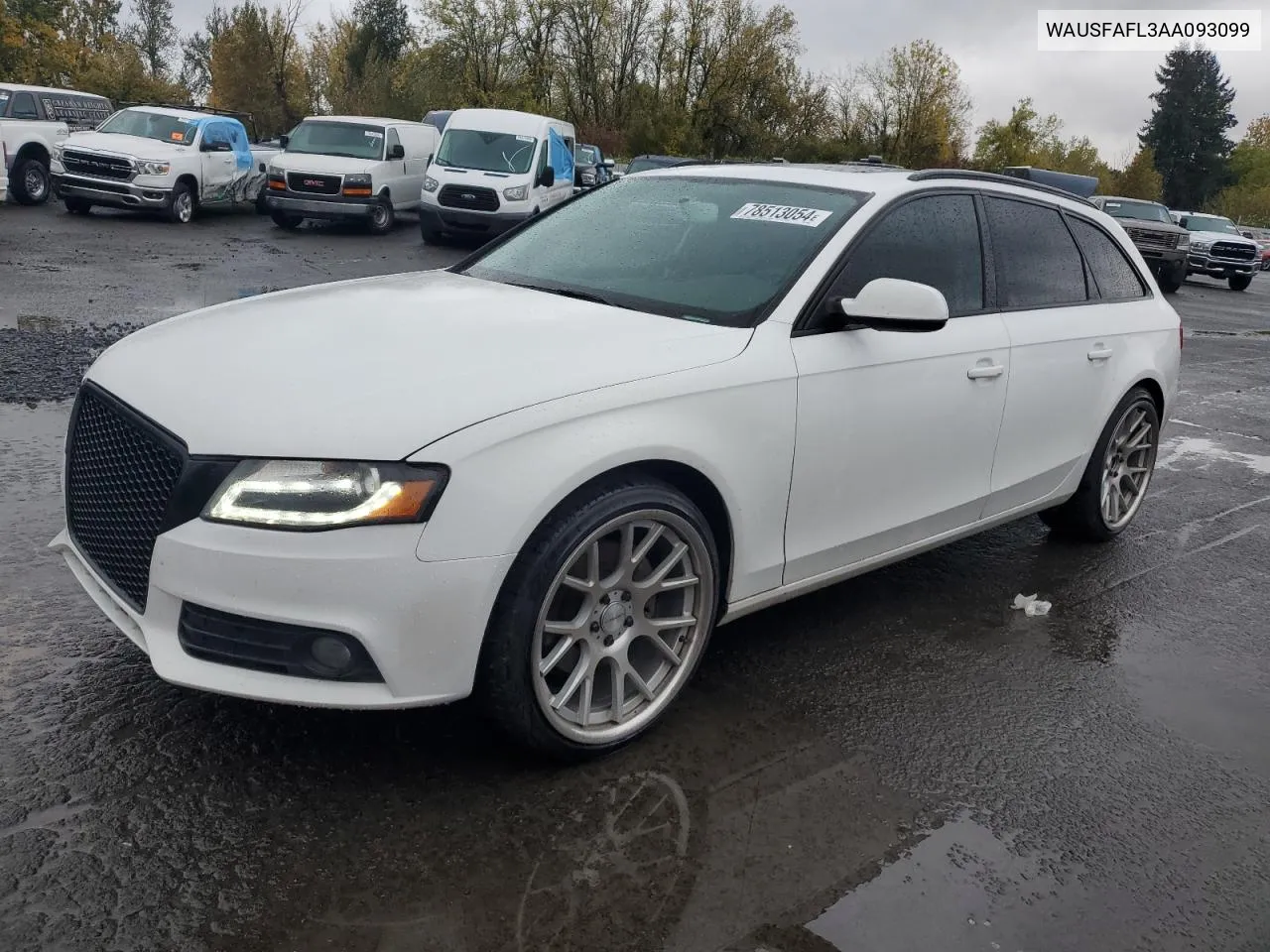 2010 Audi A4 Premium VIN: WAUSFAFL3AA093099 Lot: 78513054