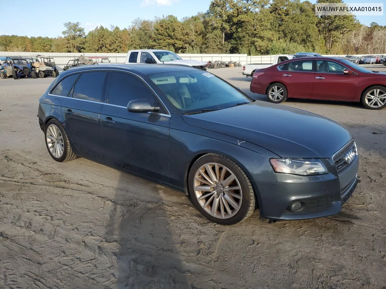 2010 Audi A4 Premium Plus VIN: WAUWFAFLXAA010415 Lot: 78613574