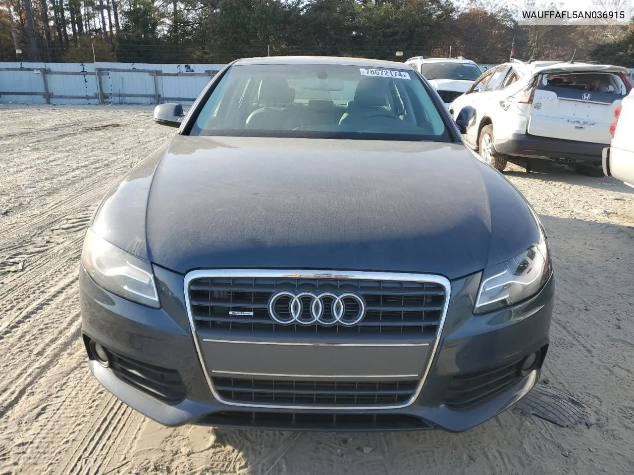 2010 Audi A4 Premium Plus VIN: WAUFFAFL5AN036915 Lot: 78672174