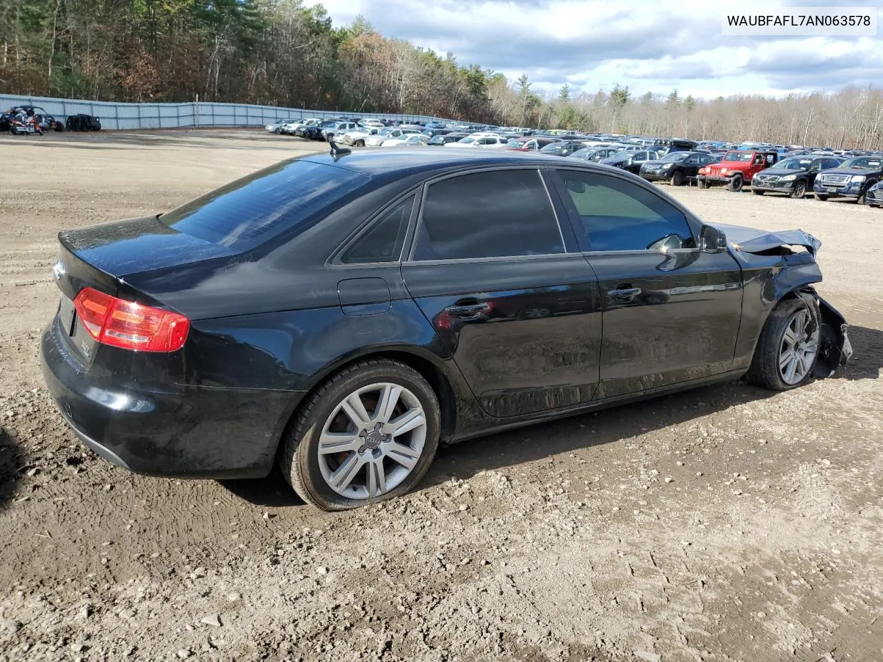 2010 Audi A4 Premium VIN: WAUBFAFL7AN063578 Lot: 79672574