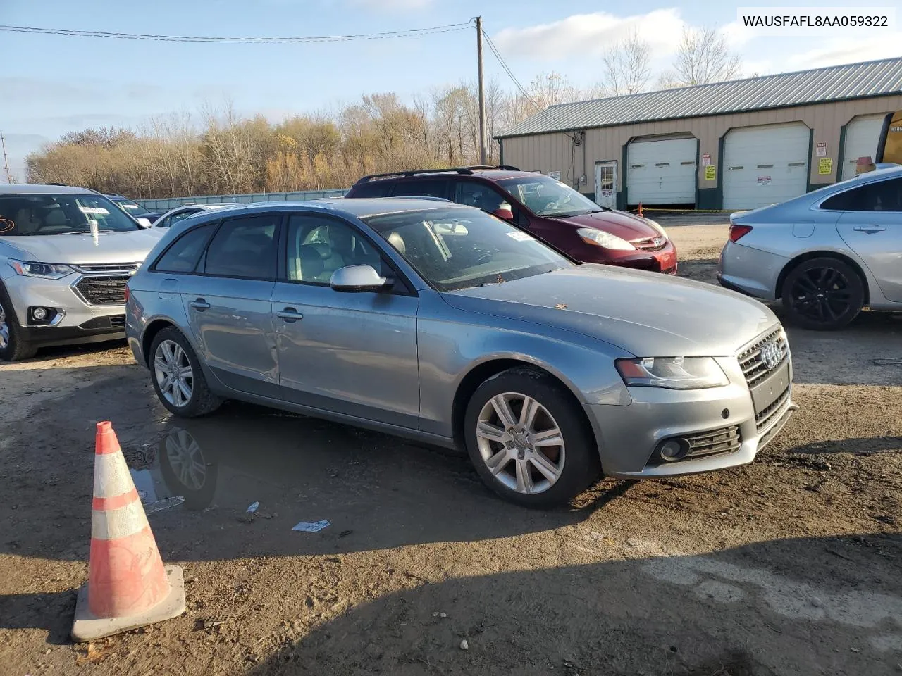 2010 Audi A4 Premium VIN: WAUSFAFL8AA059322 Lot: 80765634