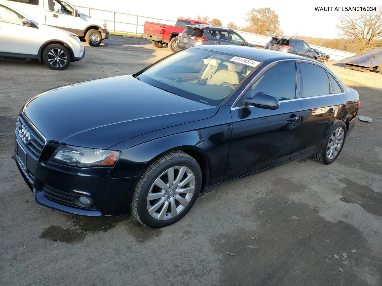 2010 Audi A4 Premium Plus VIN: WAUFFAFL5AN016034 Lot: 81144374