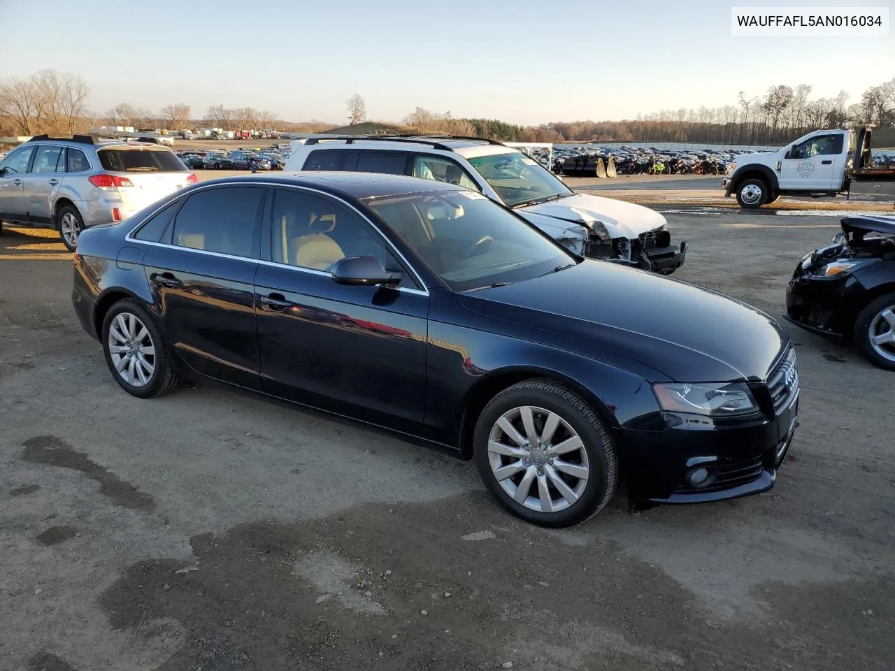 2010 Audi A4 Premium Plus VIN: WAUFFAFL5AN016034 Lot: 81144374