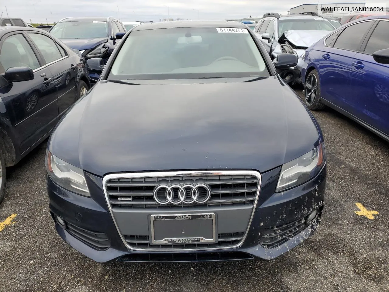 2010 Audi A4 Premium Plus VIN: WAUFFAFL5AN016034 Lot: 81144374