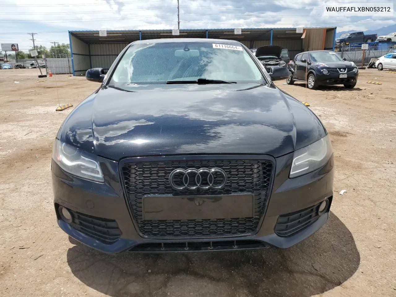 2011 Audi A4 Premium Plus VIN: WAUFFAFLXBN053212 Lot: 61116664