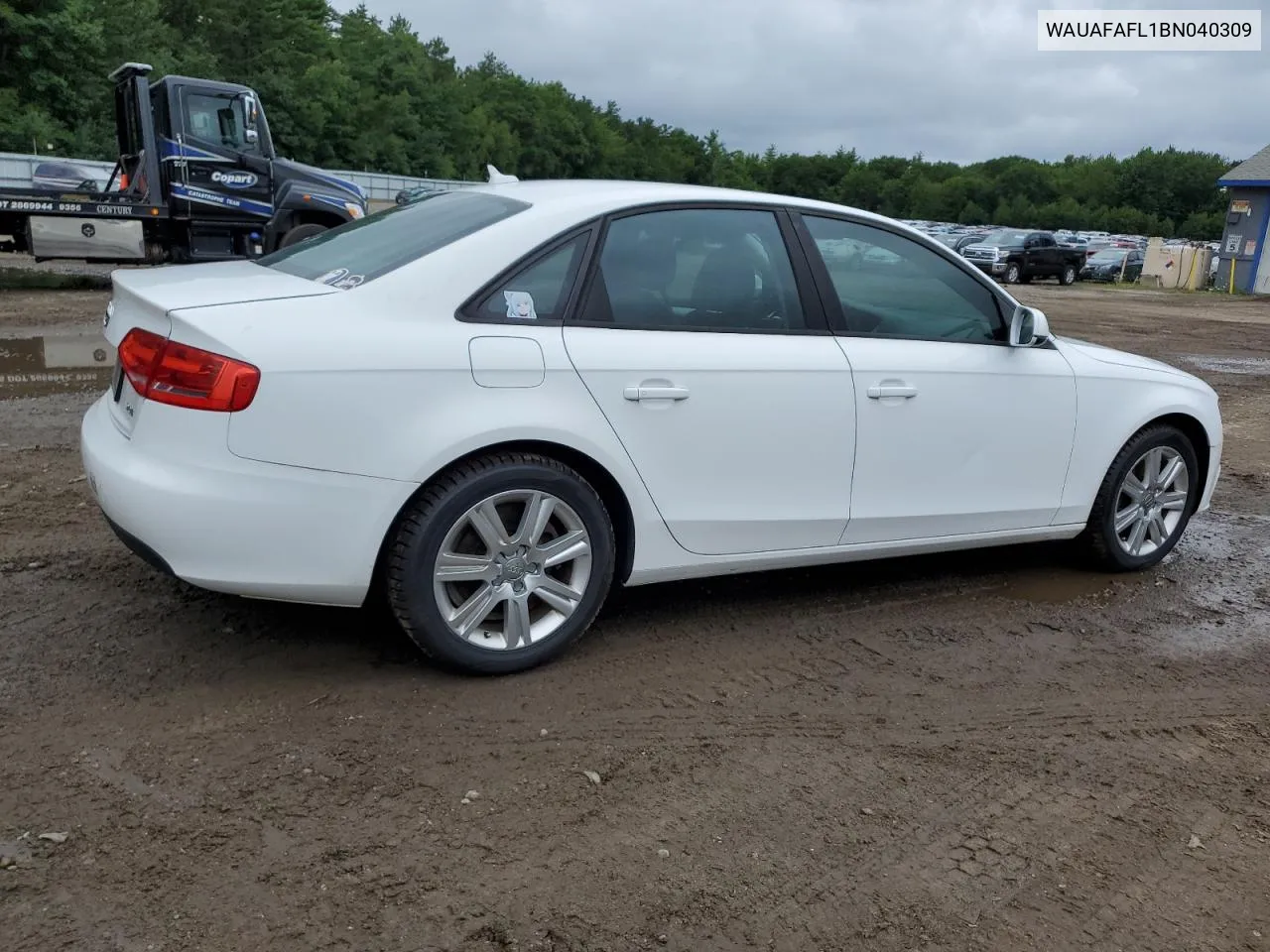 2011 Audi A4 Premium VIN: WAUAFAFL1BN040309 Lot: 62795784