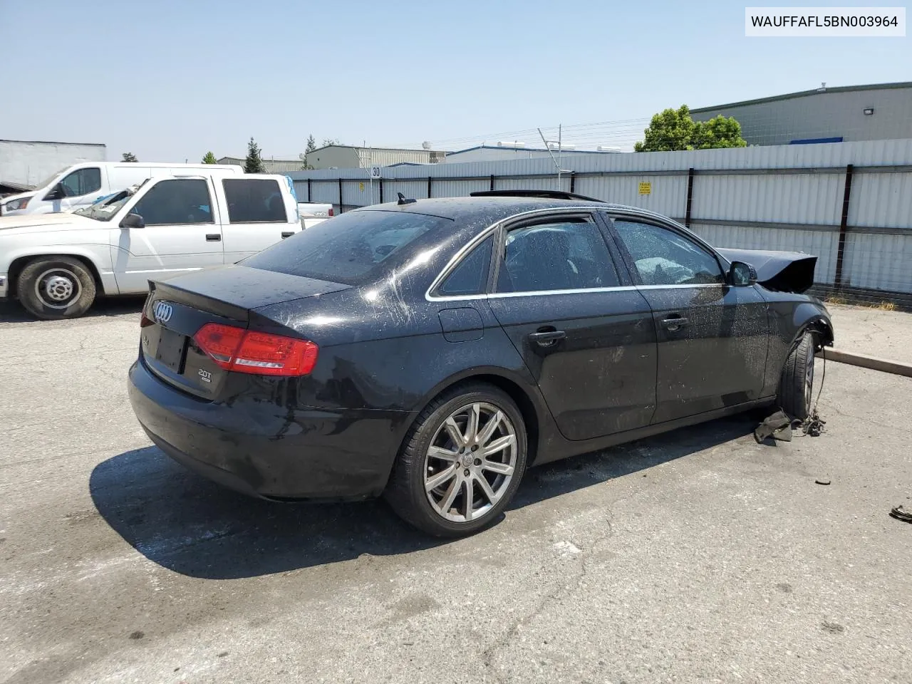 2011 Audi A4 Premium Plus VIN: WAUFFAFL5BN003964 Lot: 62892864