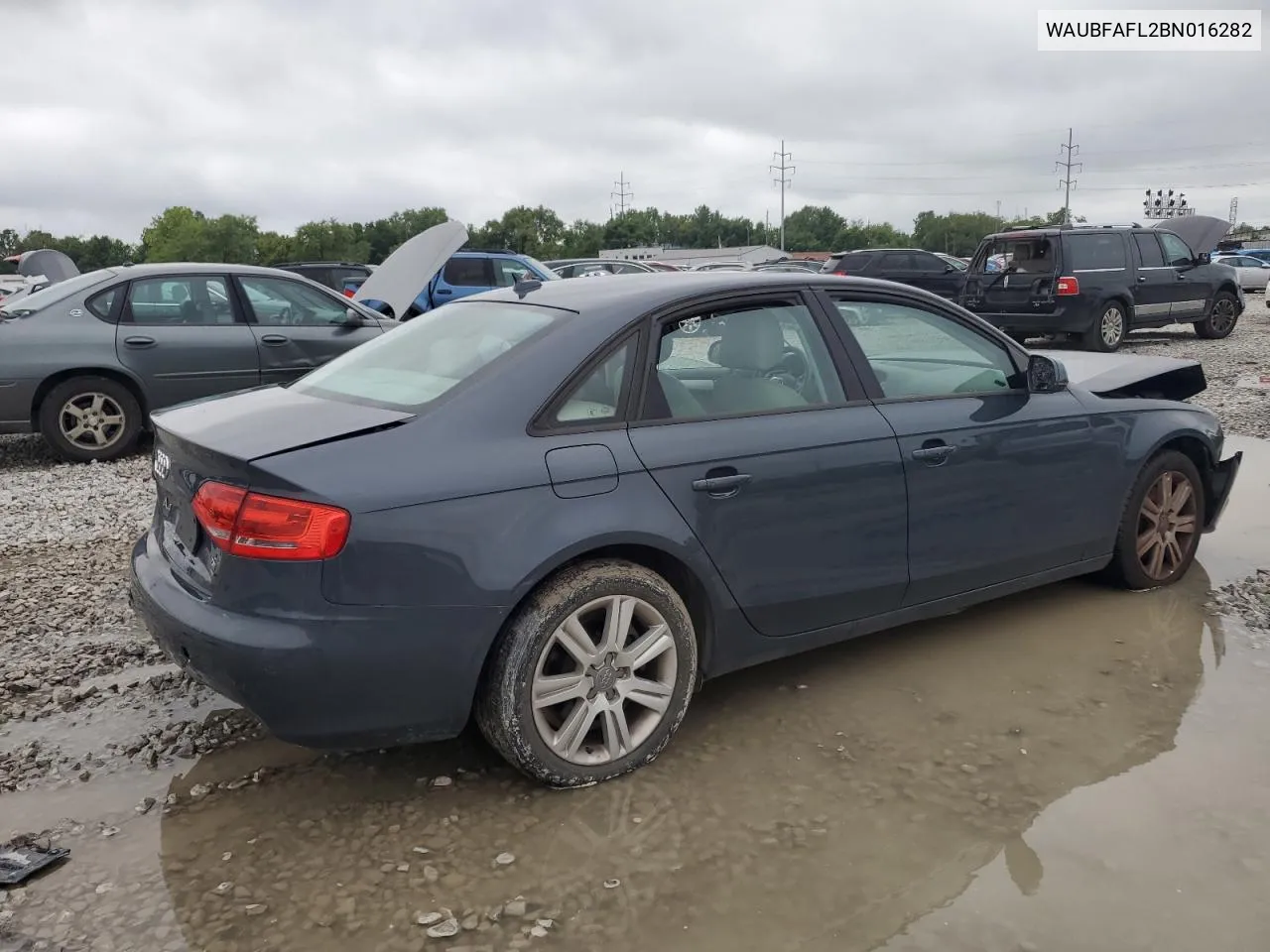 WAUBFAFL2BN016282 2011 Audi A4 Premium