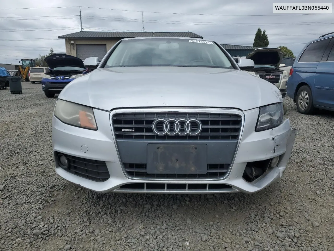 2011 Audi A4 Premium Plus VIN: WAUFFAFL0BN055440 Lot: 67372614